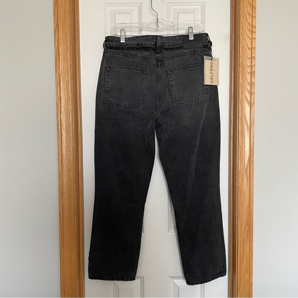 GRLFRND Karolina High Rise Straight Crop Jeans in Black Size 31 - Picture 8 of 15